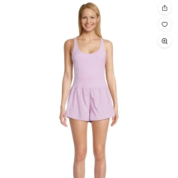 Avia Women's Purple Performance Romper - Picture 1 of 4